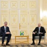 İlham Əliyev Serbiya Prezidenti ilə görüşüb