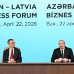 İlham Əliyev və Latviya Respublikasının Prezidenti Edqars Rinkeviçsin iştirakı ilə Azərbaycan-Latviya biznes-forumu keçirilib